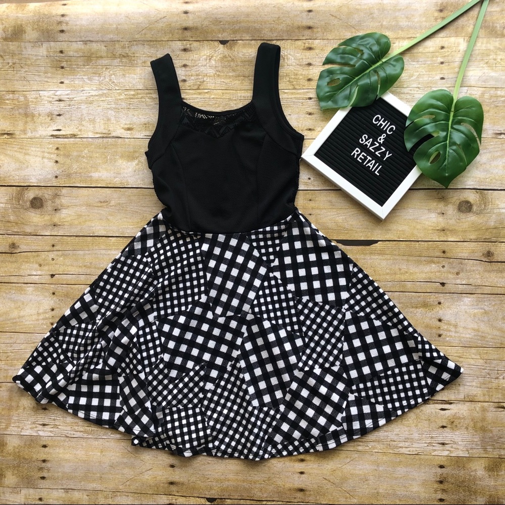 Fashion Dazzle Sleeveless Flare Dress